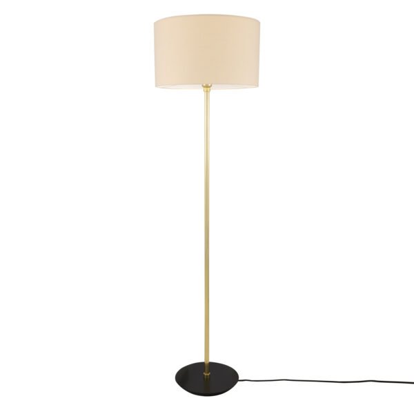 Inch Modern Floor Lamp with Choice of Fabric Shade Floor Lamps Great Lighting UK Ltd