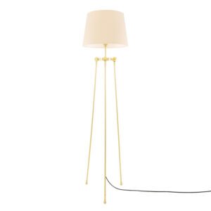 Lismore Modern Floor Lamp with Choice of Fabric Shade Floor Lamps Great Lighting UK Ltd