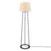Borris Three-legged Floor Lamp with Choice of Fabric Shade Floor Lamps Great Lighting UK Ltd