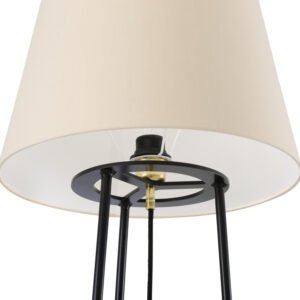 Borris Three-legged Floor Lamp with Choice of Fabric Shade Floor Lamps Great Lighting UK Ltd