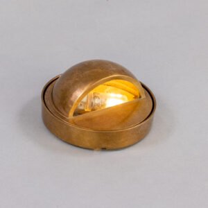 Ancona Wall Mounted Brass Pathway Light Brass Outdoor Lights Great Lighting UK Ltd