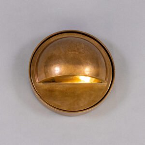 Ancona Wall Mounted Brass Pathway Light Brass Outdoor Lights Great Lighting UK Ltd