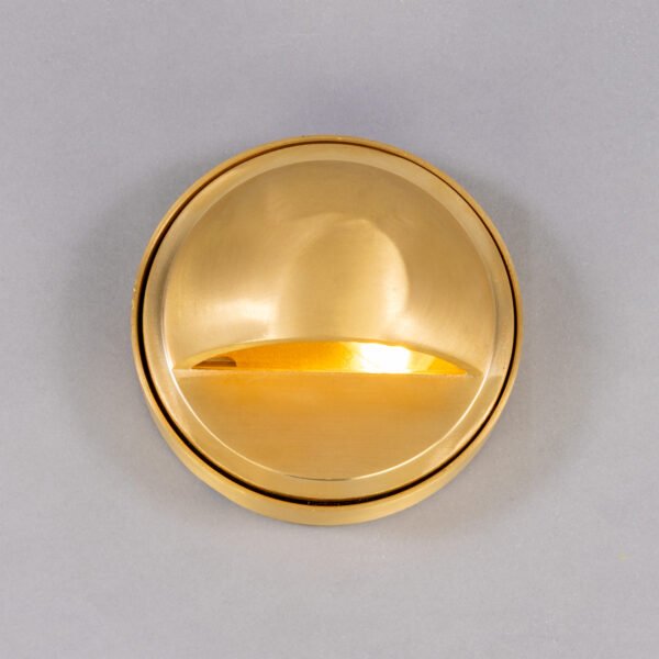 Ancona Wall Mounted Brass Pathway Light Brass Outdoor Lights Great Lighting UK Ltd