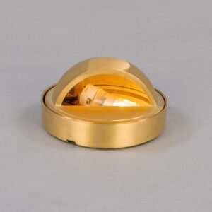 Ancona Wall Mounted Brass Pathway Light Brass Outdoor Lights Great Lighting UK Ltd