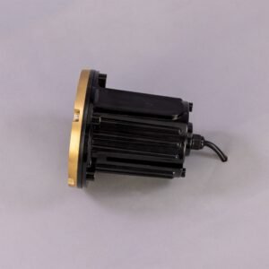 Antwerp Brass Adjustable IP65 Ground Spotlight Brass Outdoor Lights Great Lighting UK Ltd
