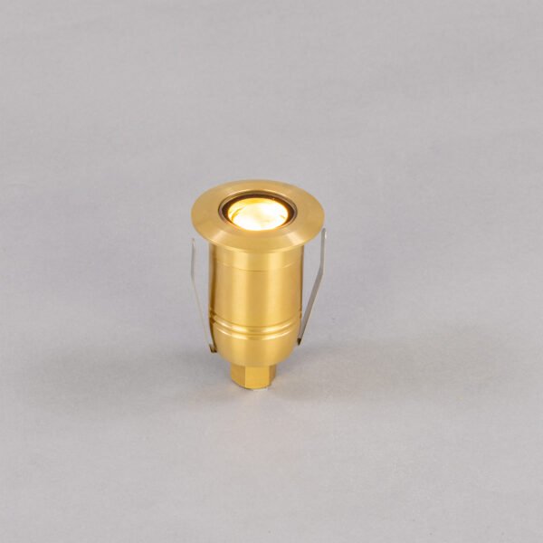 Bello Brass IP65 Outdoor Ground Spotlight Brass Outdoor Lights Great Lighting UK Ltd