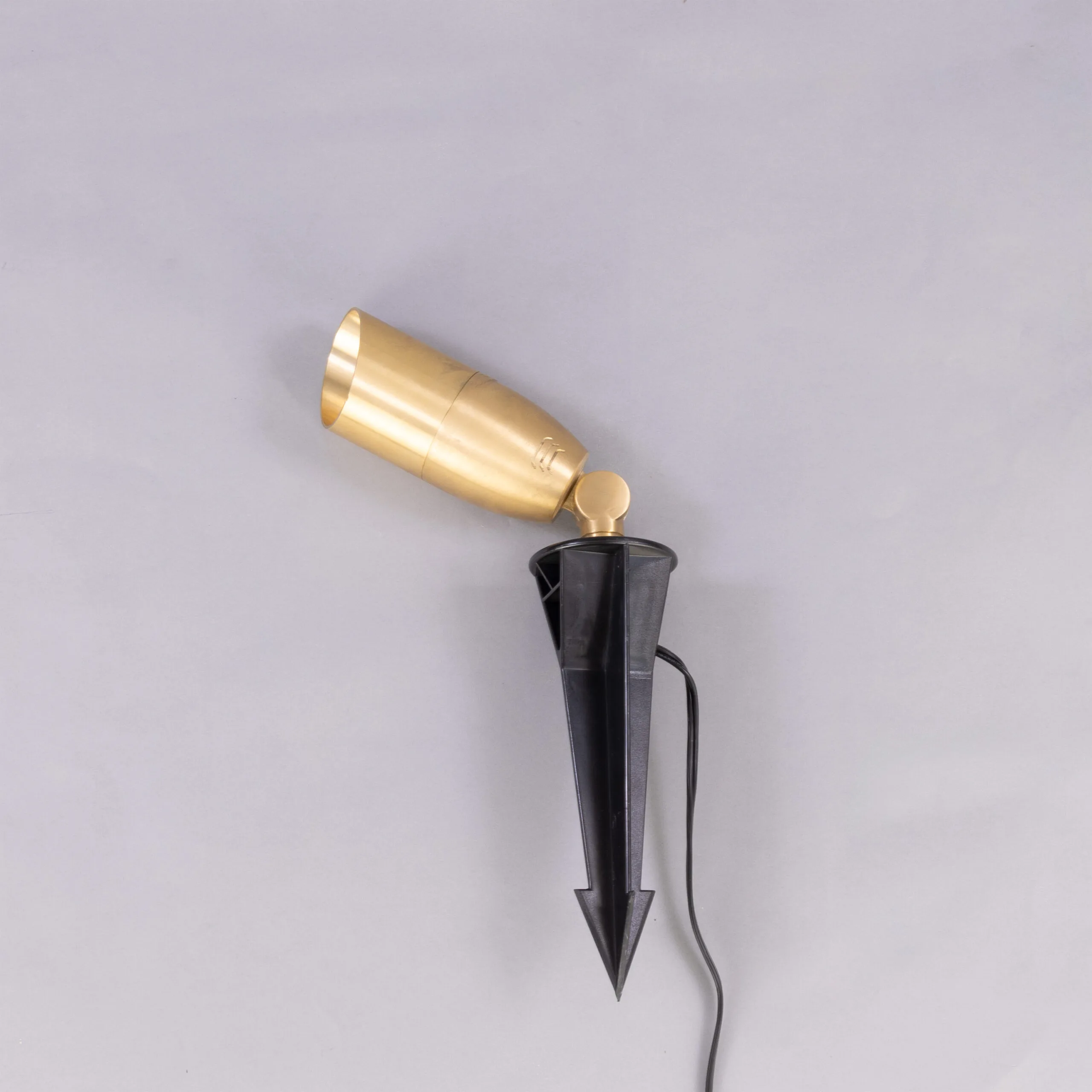 Bokaro Outdoor IP65 Ground Spike Light Brass Outdoor Lights Great Lighting UK Ltd