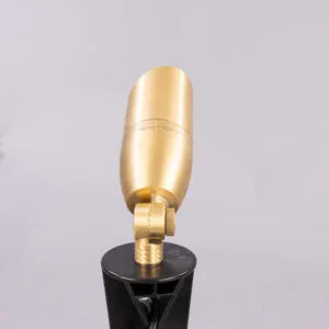 Bokaro Outdoor IP65 Ground Spike Light Brass Outdoor Lights Great Lighting UK Ltd