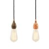 Lome Vintage Bare Bulb Pendant Light Modern Single Pendants Great Lighting UK Ltd