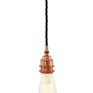 Lome Vintage Bare Bulb Pendant Light Bedroom Pendant Lights Great Lighting UK Ltd
