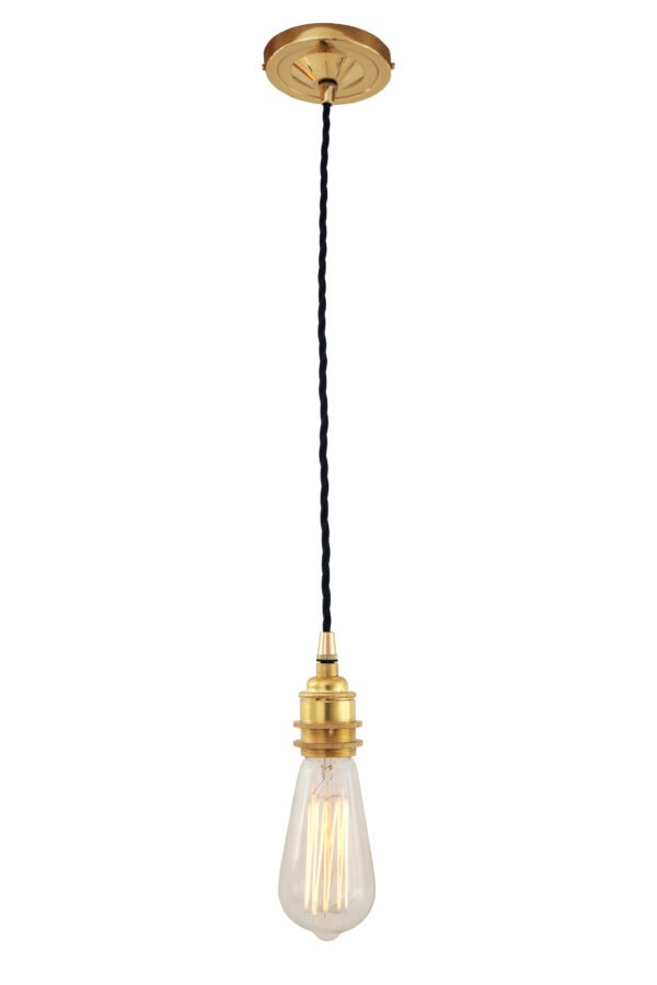 Lome Vintage Bare Bulb Pendant Light Modern Single Pendants Great Lighting UK Ltd