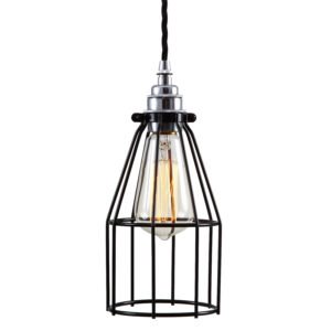 Raze Cage Pendant Light Industrial Caged Pendants Great Lighting UK Ltd
