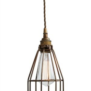 Raze Cage Pendant Light Industrial Cage Lights Great Lighting UK Ltd
