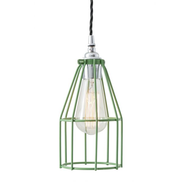 Raze Cage Pendant Light Industrial Caged Pendants Great Lighting UK Ltd