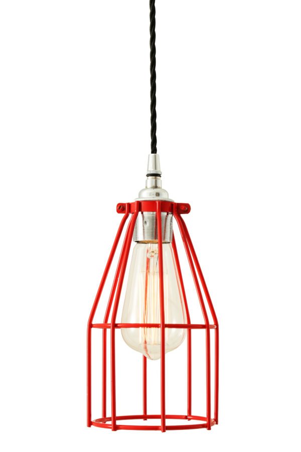 Raze Cage Pendant Light Industrial Caged Pendants Great Lighting UK Ltd