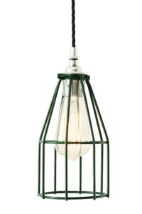 Raze Cage Pendant Light Industrial Caged Pendants Great Lighting UK Ltd