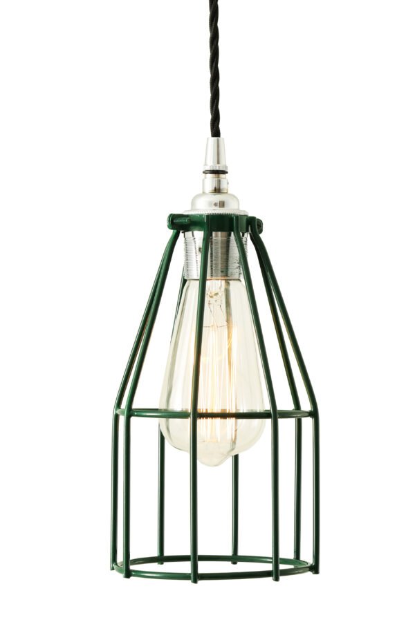Raze Cage Pendant Light Industrial Caged Pendants Great Lighting UK Ltd