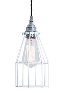 Raze Cage Pendant Light Industrial Caged Pendants Great Lighting UK Ltd