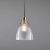 Corvera Small Prismatic Pendant Light 20cm Dia. Holophane Pendants Great Lighting UK Ltd