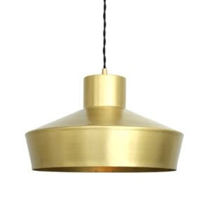 Elegance 32cm Modern Brass Pendant Light Brass and Moroccan Pendants Great Lighting UK Ltd