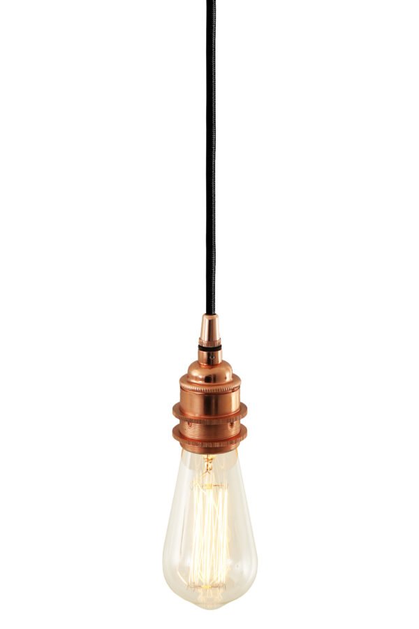 Dili Vintage Bare Bulb Pendant Light Modern Single Pendants Great Lighting UK Ltd