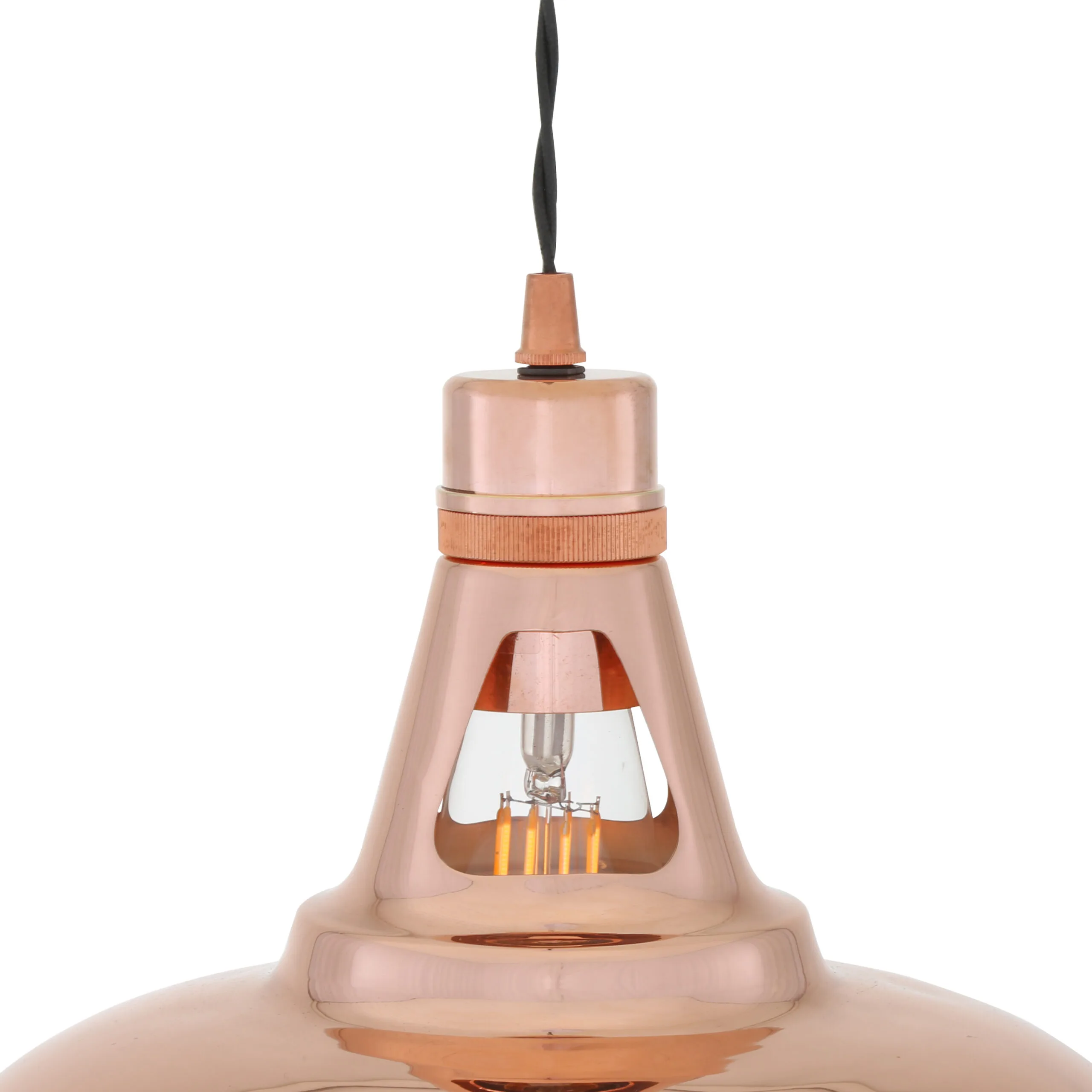 Minsk Copper Pendant Light Industrial Pendant Lights Great Lighting UK Ltd