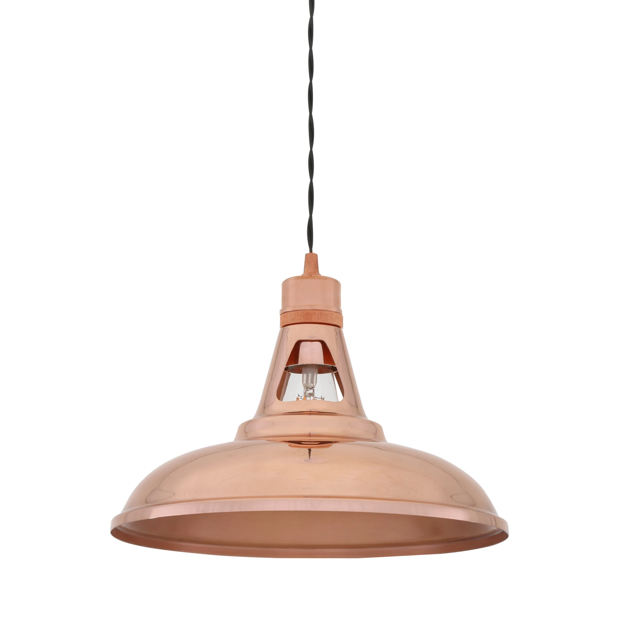 Minsk Copper Pendant Light Industrial Pendant Lights Great Lighting UK Ltd