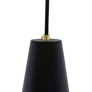 Malabo Polished Brass And Matt Black Pendant Brass & Moroccan Pendants Great Lighting UK Ltd