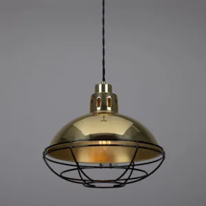 Chester Cage Lamp Pendant Light Industrial Cage Lights Great Lighting UK Ltd