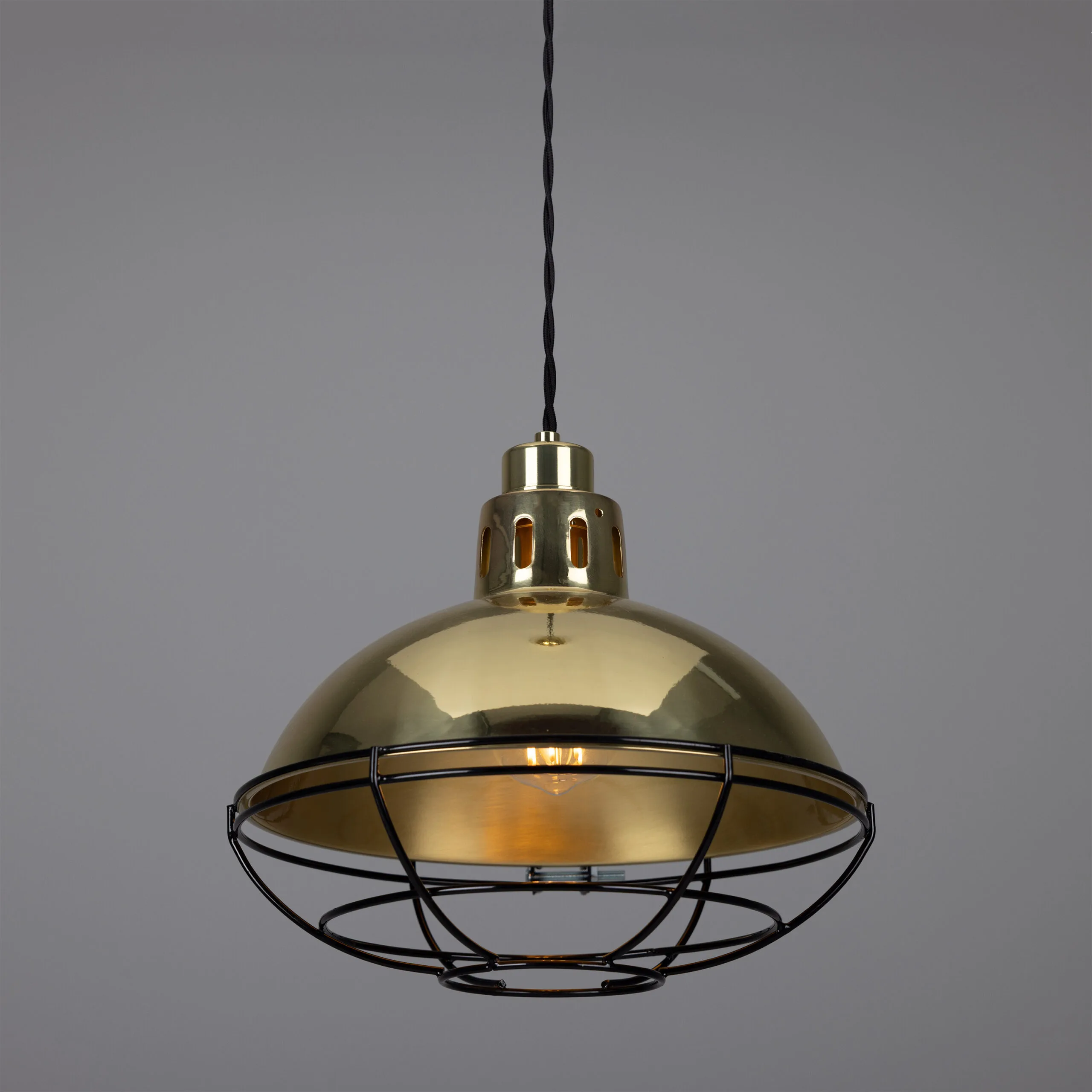 Chester Cage Lamp Pendant Light Industrial Cage Lights Great Lighting UK Ltd