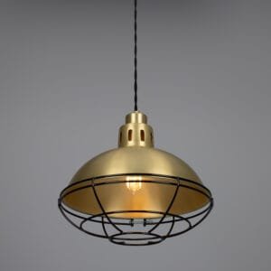 Chester Cage Lamp Pendant Light Brass and Moroccan Pendants Great Lighting UK Ltd