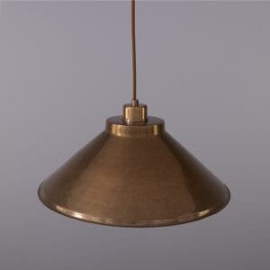 Rio Vintage Brass Pendant Light Industrial Pendant Lights Great Lighting UK Ltd