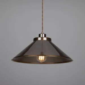 Rio Vintage Brass Pendant Light Industrial Pendant Lights Great Lighting UK Ltd