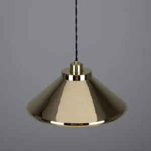 Rio Vintage Brass Pendant Light Industrial Pendant Lights Great Lighting UK Ltd