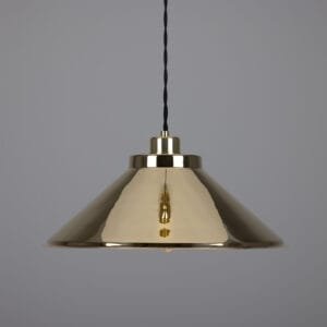 Rio Vintage Brass Pendant Light Industrial Pendant Lights Great Lighting UK Ltd