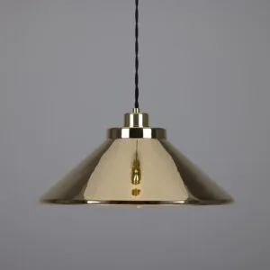 Rio Vintage Brass Pendant Light Industrial Pendant Lights Great Lighting UK Ltd