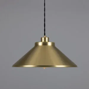 Rio Vintage Brass Pendant Light Industrial Pendant Lights Great Lighting UK Ltd