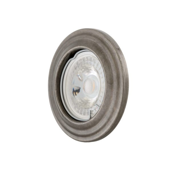 Lefkosia Circular Brass Recessed Spotlight 8cm Wall & Ceiling Spotlights Great Lighting UK Ltd