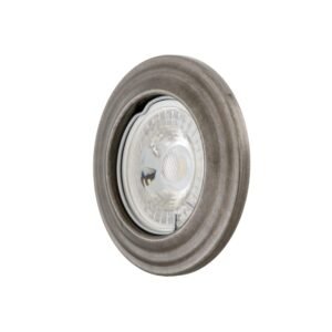 Lefkosia Circular Brass Recessed Spotlight 8cm Antique Brass Wall Lights Great Lighting UK Ltd