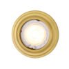 Lefkosia Circular Brass Recessed Spotlight 8cm Wall & Ceiling Spotlights Great Lighting UK Ltd