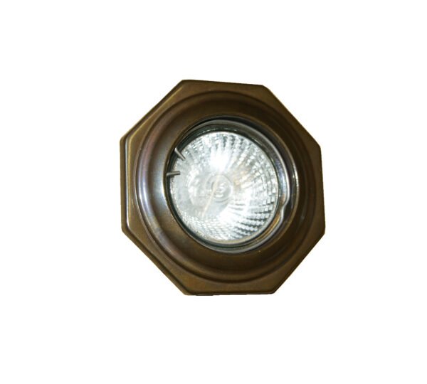 Palmanova Octagon Brass Recessed Spotlight 8.5cm Wall & Ceiling Spotlights Great Lighting UK Ltd