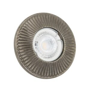 Penh Recessed Decorative Brass Spotlight 8cm IP20 Antique Brass Wall Lights Great Lighting UK Ltd