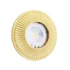 Penh Recessed Decorative Brass Spotlight 8cm IP20 Antique Brass Wall Lights Great Lighting UK Ltd