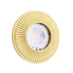 Penh Recessed Decorative Brass Spotlight 8cm IP20 Wall & Ceiling Spotlights Great Lighting UK Ltd