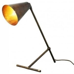 Havana Modern Industrial Desk Table Lamp Brass Table Lamps Great Lighting UK Ltd