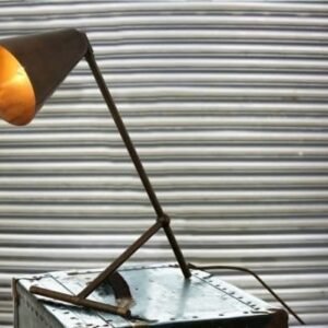 Havana Modern Industrial Desk Table Lamp Brass Table Lamps Great Lighting UK Ltd
