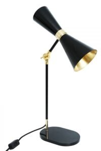 Cairo Adjustable Brass Table Lamp - Mid Century Style Table Lamps Great Lighting UK Ltd