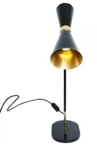 Cairo Adjustable Brass Table Lamp - Mid Century Style Table Lamps Great Lighting UK Ltd