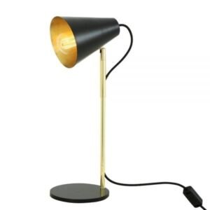 Lusaka Modern Adjustable Table Lamp with Cone Shade Table Lamps Great Lighting UK Ltd