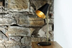 Lusaka Modern Adjustable Table Lamp with Cone Shade Table Lamps Great Lighting UK Ltd